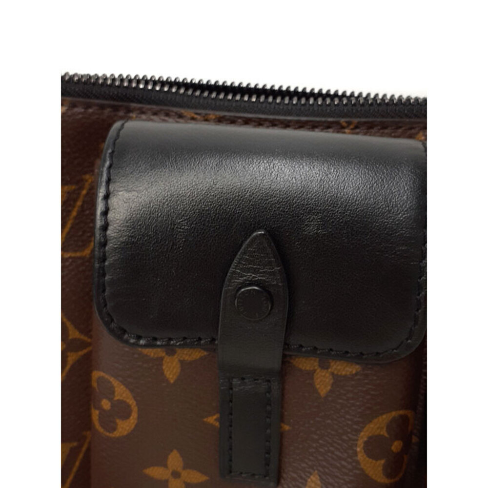 Louis Vuitton Monogram Macassar Brown Christopher Bum Bag Body - Picture 4 of 9